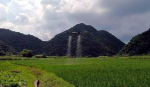 Good effect drone, help rice sowing-msoen