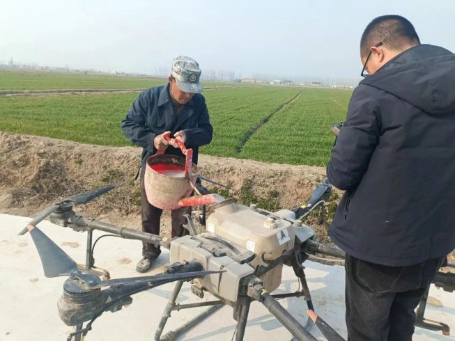 Jiangsu Sheyang: "smart" spring ploughing, UAV adds technology wings to agriculture-msoen