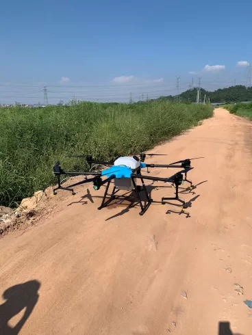 How many acres of land can a pesticide drone hit in an hour-msoen