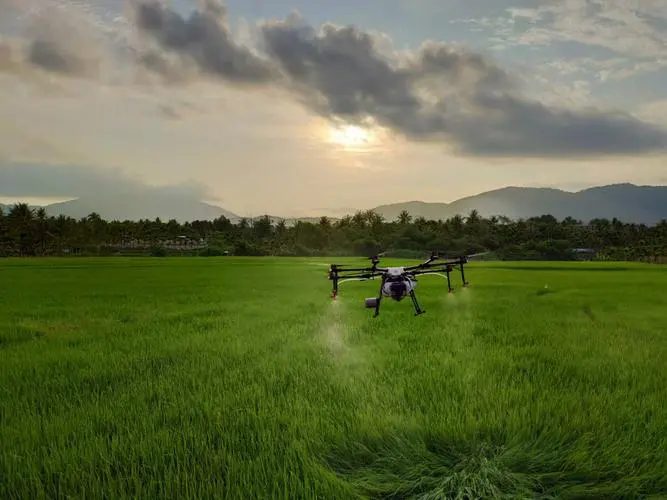 Drone spraying and fertilization to ensure food safety-msoen