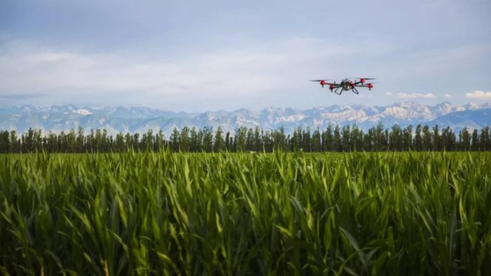 Agricultural drones participate in disaster relief material distribution-msoen